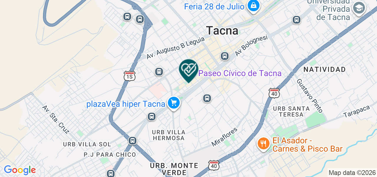 Mapa de Dermamed Laser