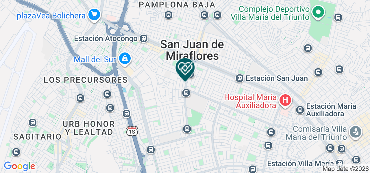 Mapa de Clinica Dental Belen