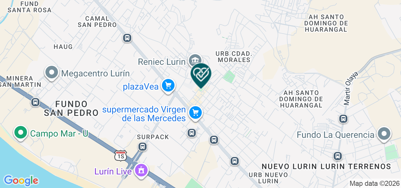 Mapa de Centro Medico Medalla Milagrosa