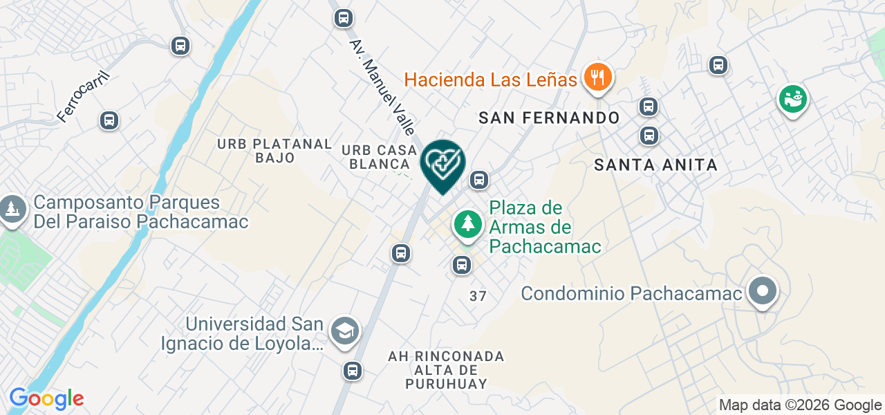 Mapa de Dental San Isidro