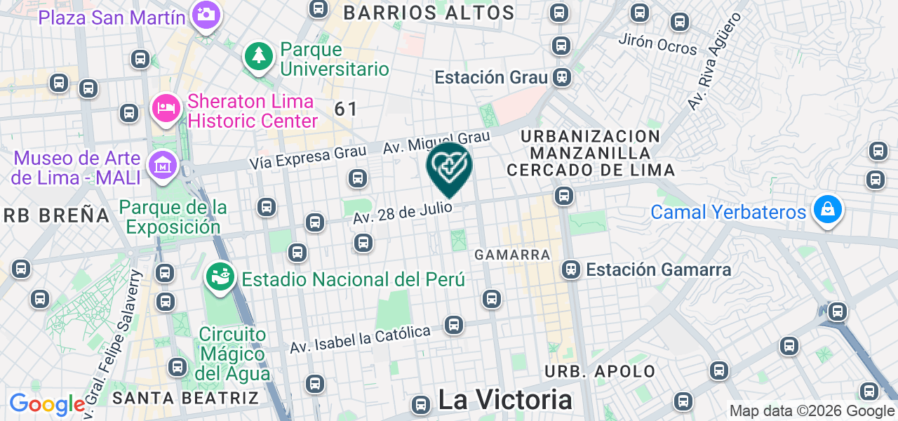 Mapa de Medalla Milagrosa Sánate