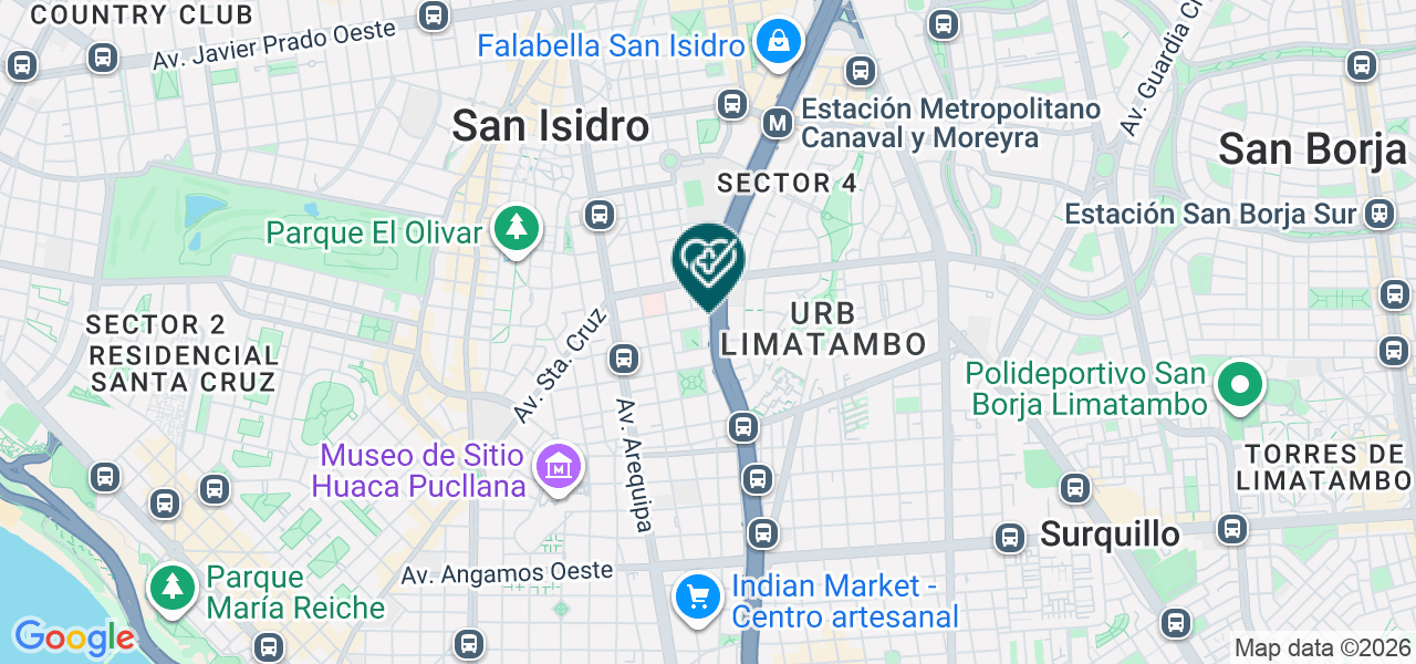 Mapa de Consultorios Odontologicos Integrales.