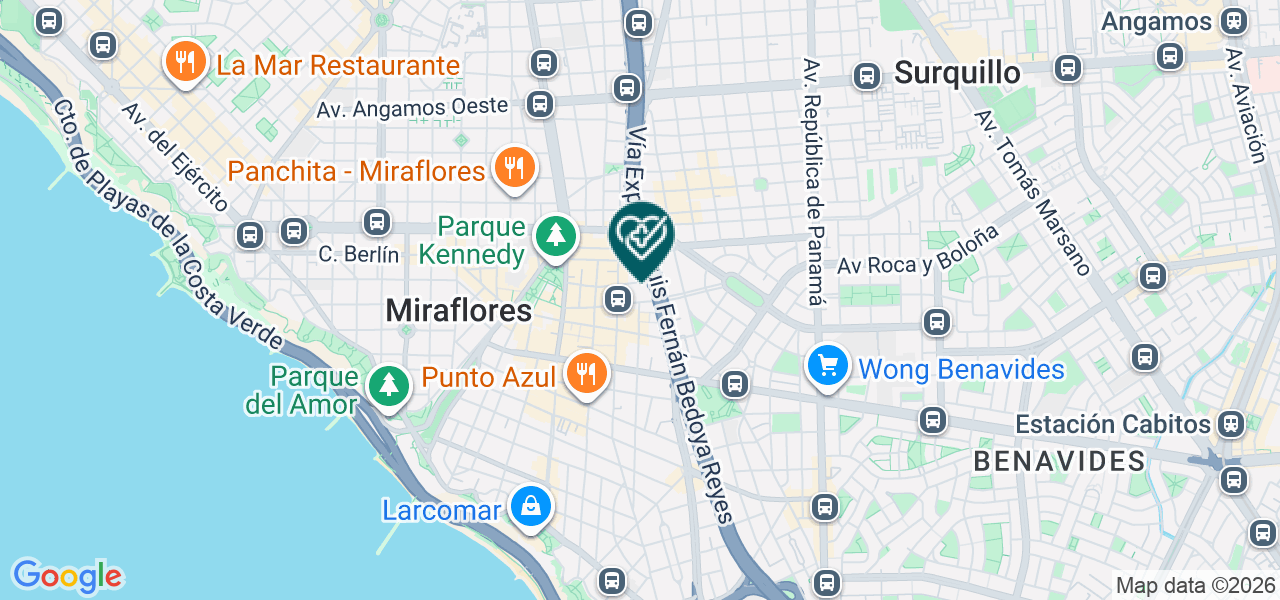 Mapa de Instituto de Salud Libertad SAC