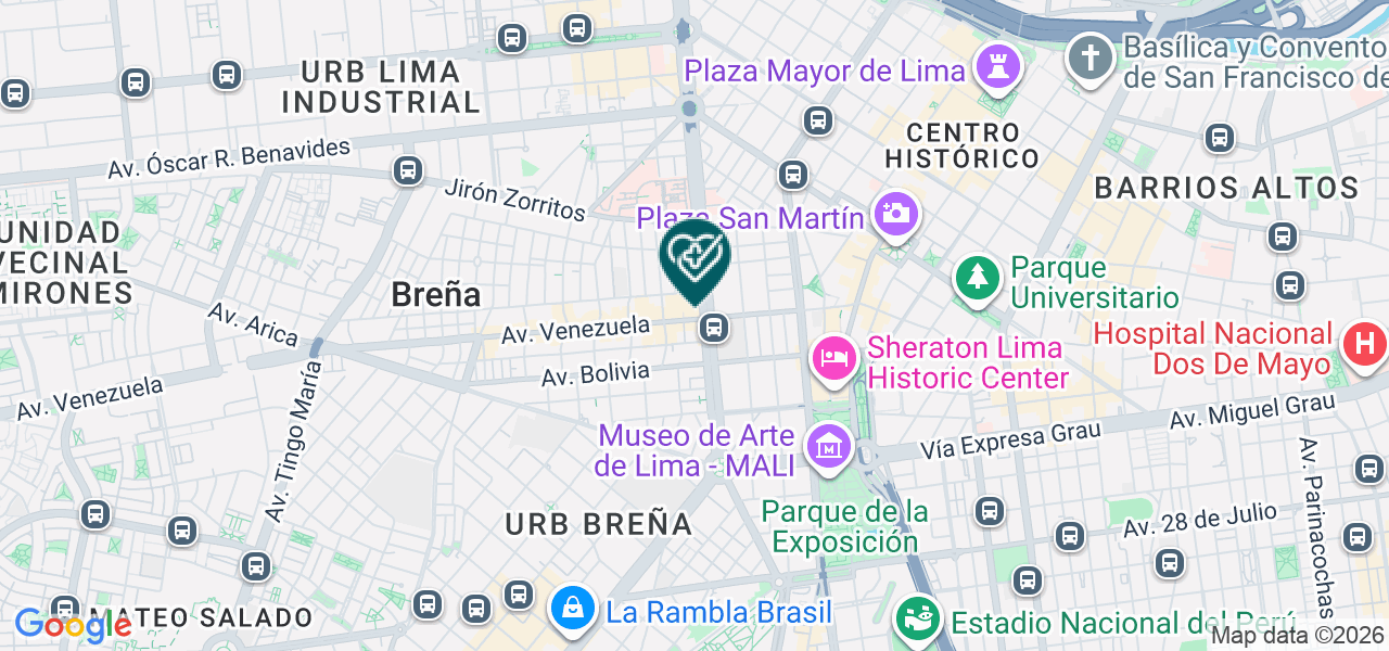 Mapa de Consultorio Mêdico Neurológico