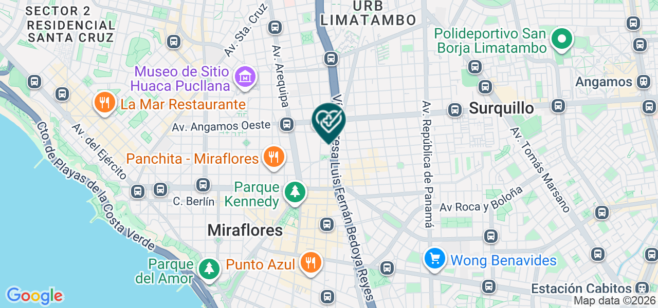 Mapa de Policlinico Osi