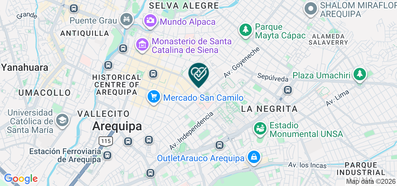 Mapa de Consultorio Medico