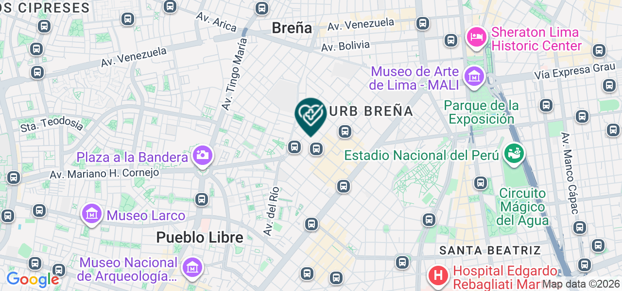 Mapa de Riamlab E.I.R.L.