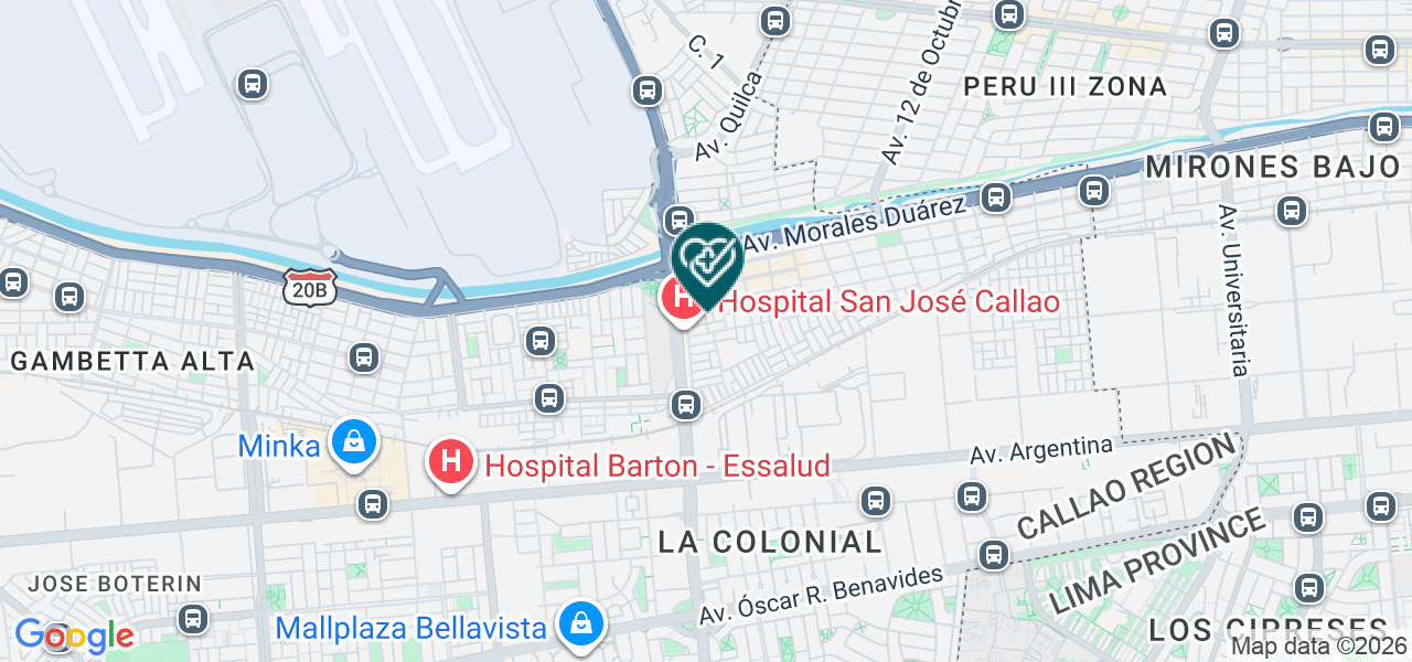 Mapa de Consultorio Obstetrico Reynoso