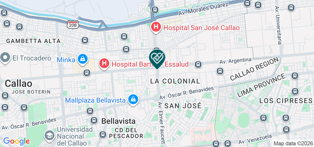 Mapa de Consultorio Obstetrico "salud Mujer