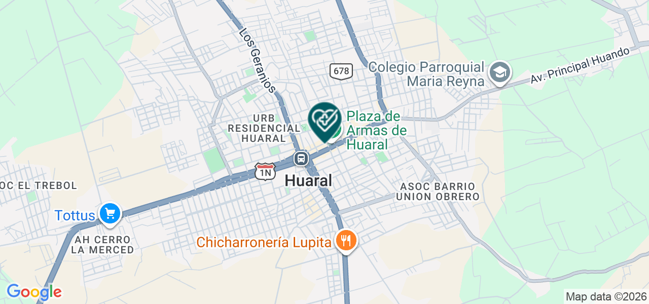 Mapa de Consultorio Pediátrico Petit Bebe