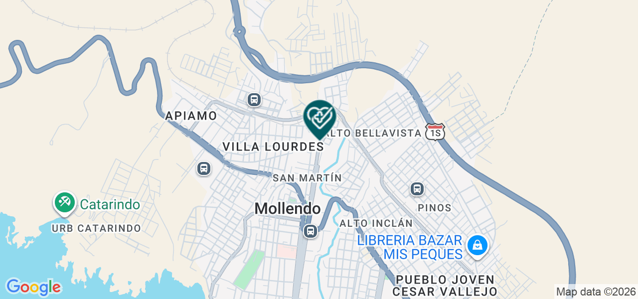 Mapa de Ambulancia Divino Niño Mollendo