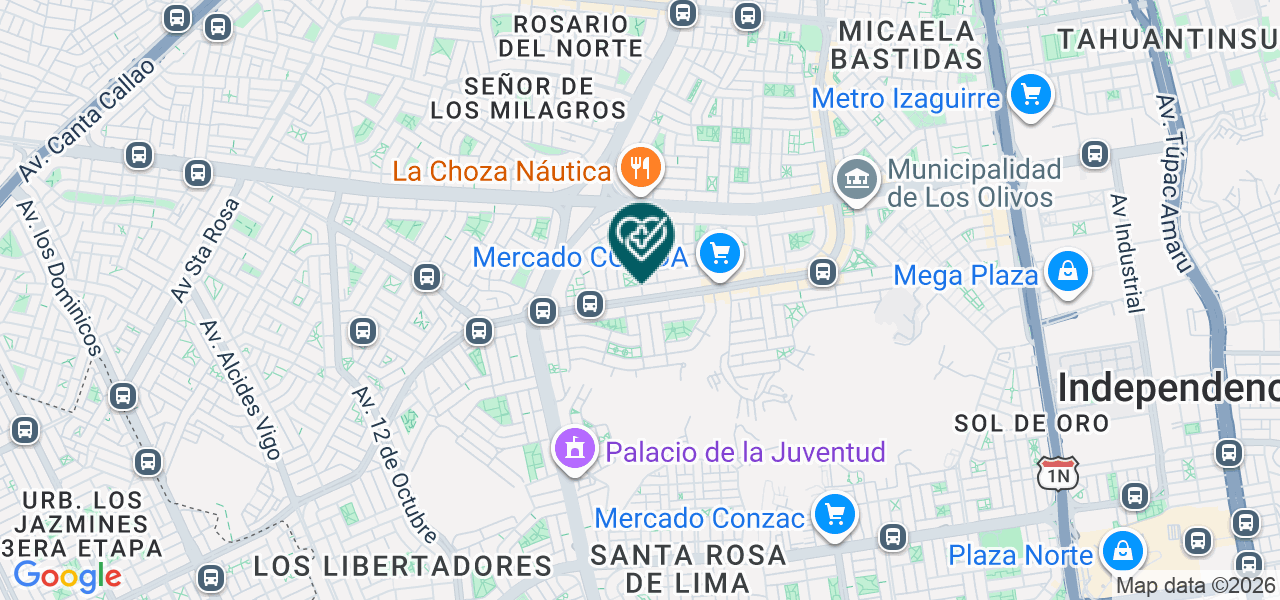 Mapa de Odontoz Prime Mayolo