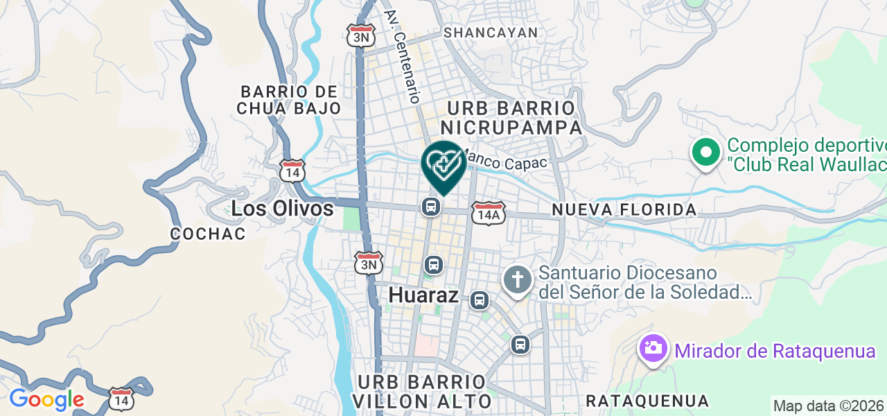 Mapa de San Francisco de Asis