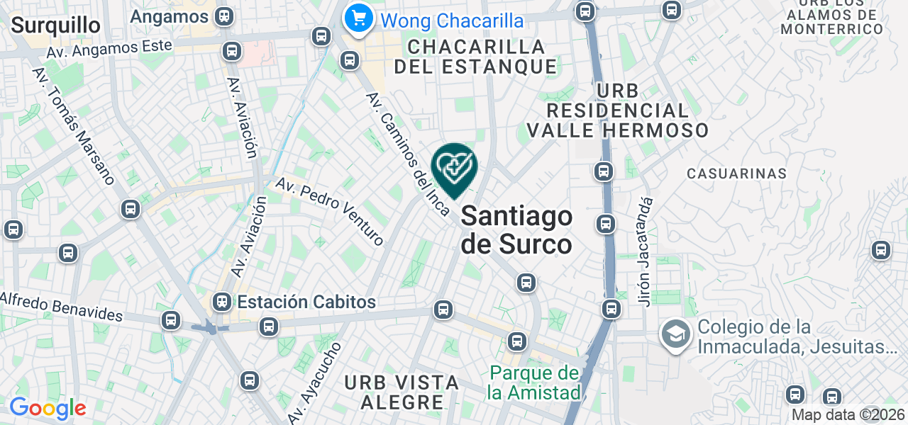 Mapa de Dental Alemana