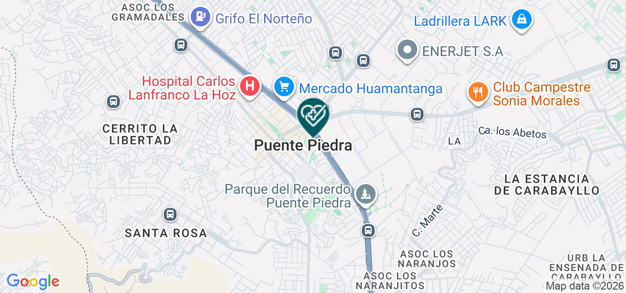 Mapa de Consultorio Dental Bonzano