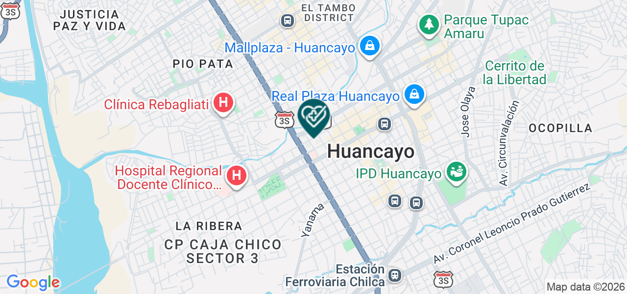 Mapa de Centro Radiologico Especializado Jesus Es Tu Medico