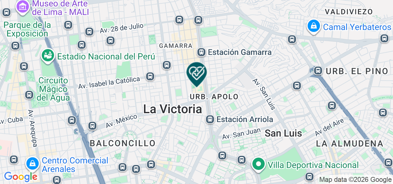 Mapa de Centro Odontológico "dr. Dent