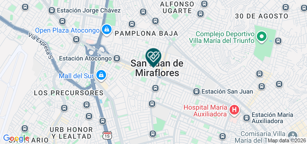 Mapa de Policlinico Miami Center