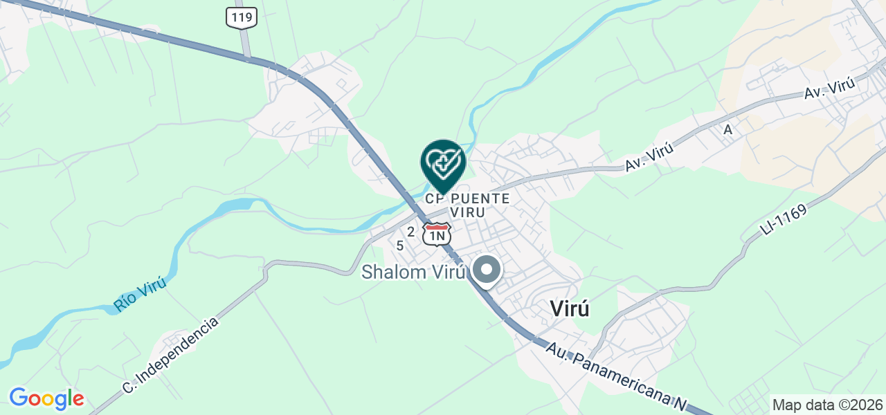 Mapa de Policlinico Virgen del Carmen