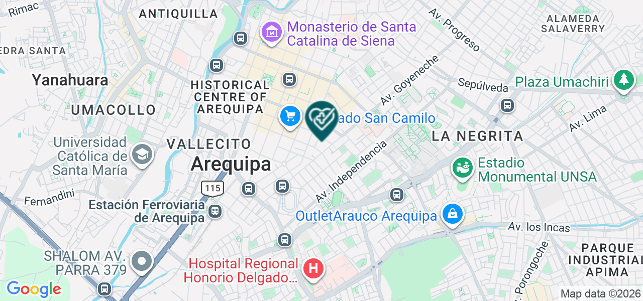 Mapa de Consultorio Obstetrico Renacer