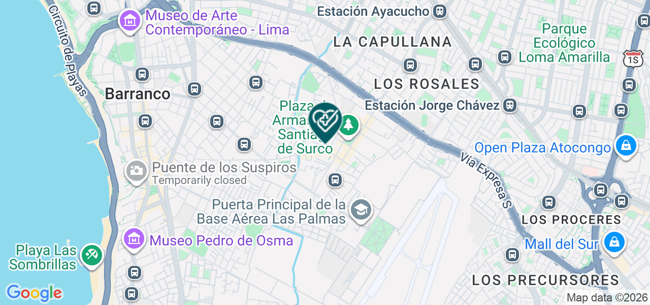 Mapa de Eurodental S.A.C.