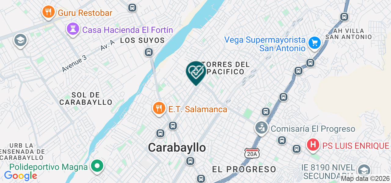 Mapa de Meladent