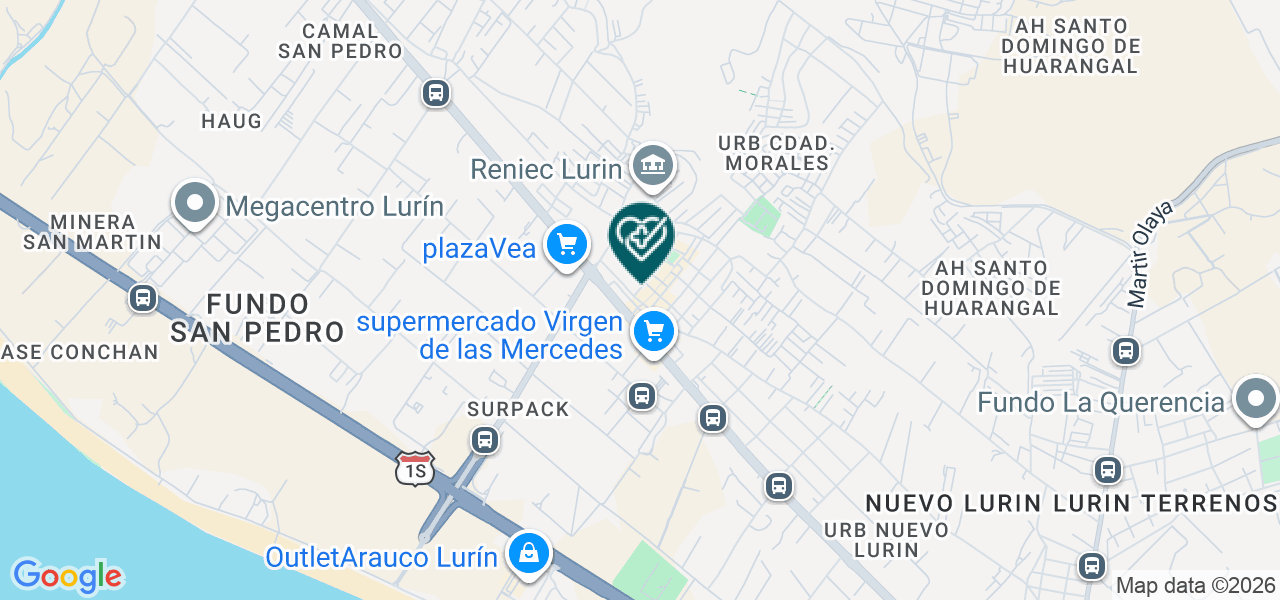Mapa de Consultorio Medico San Jorge