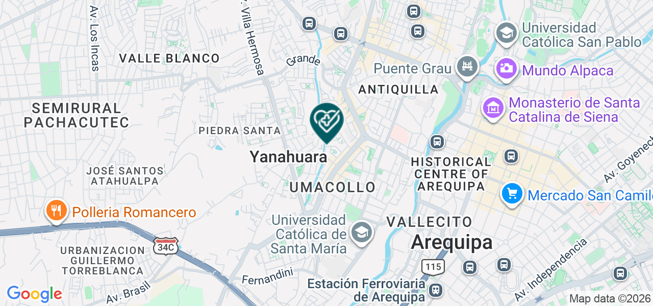 Mapa de Trauma Sport Center