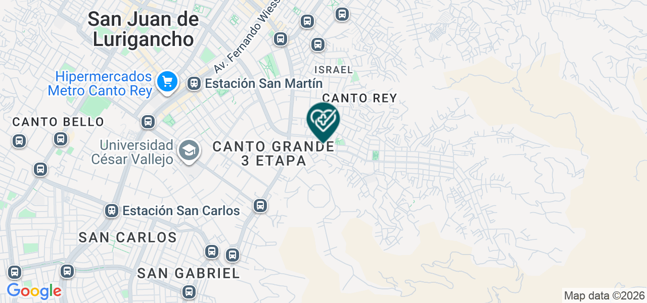 Mapa de Consultorio Medico Dra. Selene