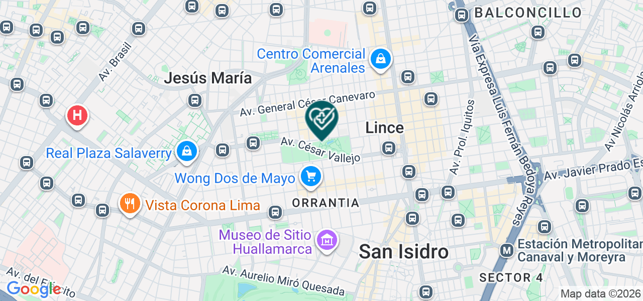 Mapa de Consultorio Medico