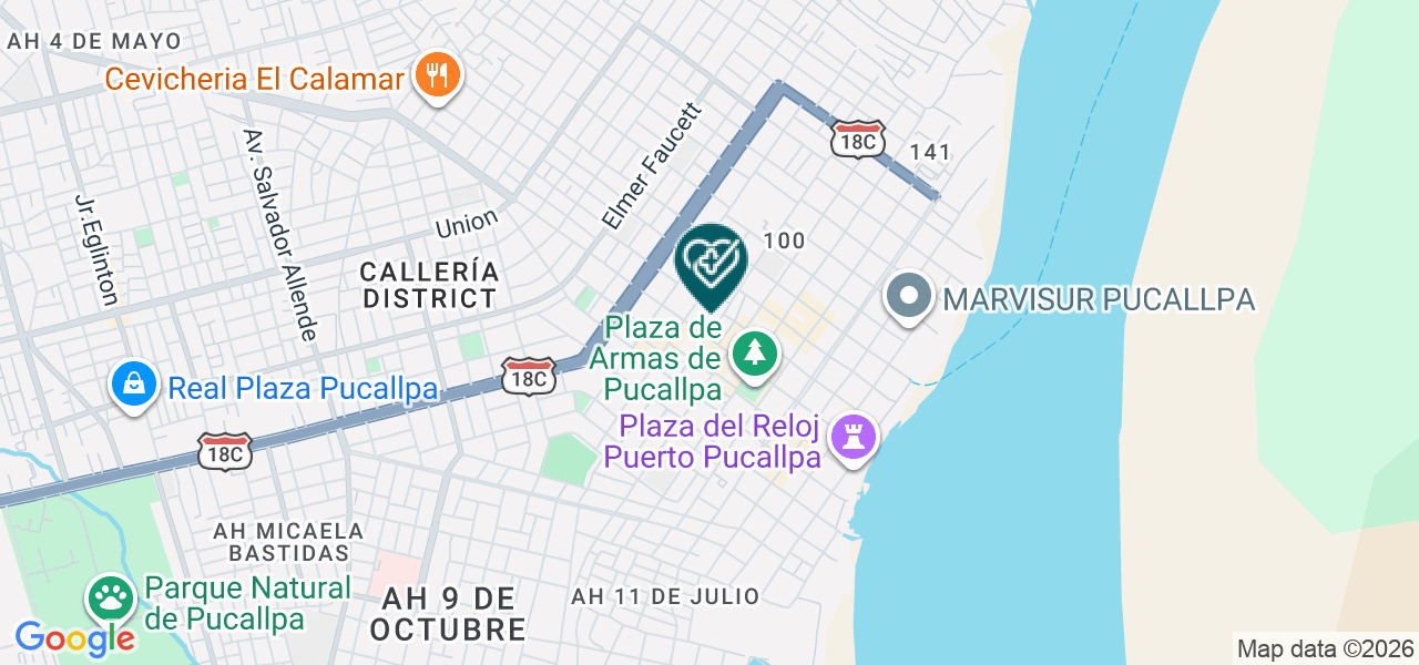 Mapa de Clinica Dental San Miguel