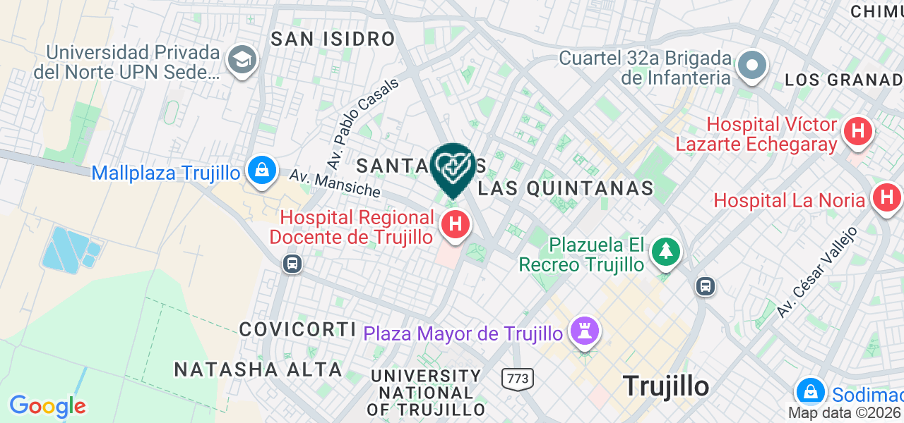 Mapa de Becerril Dental