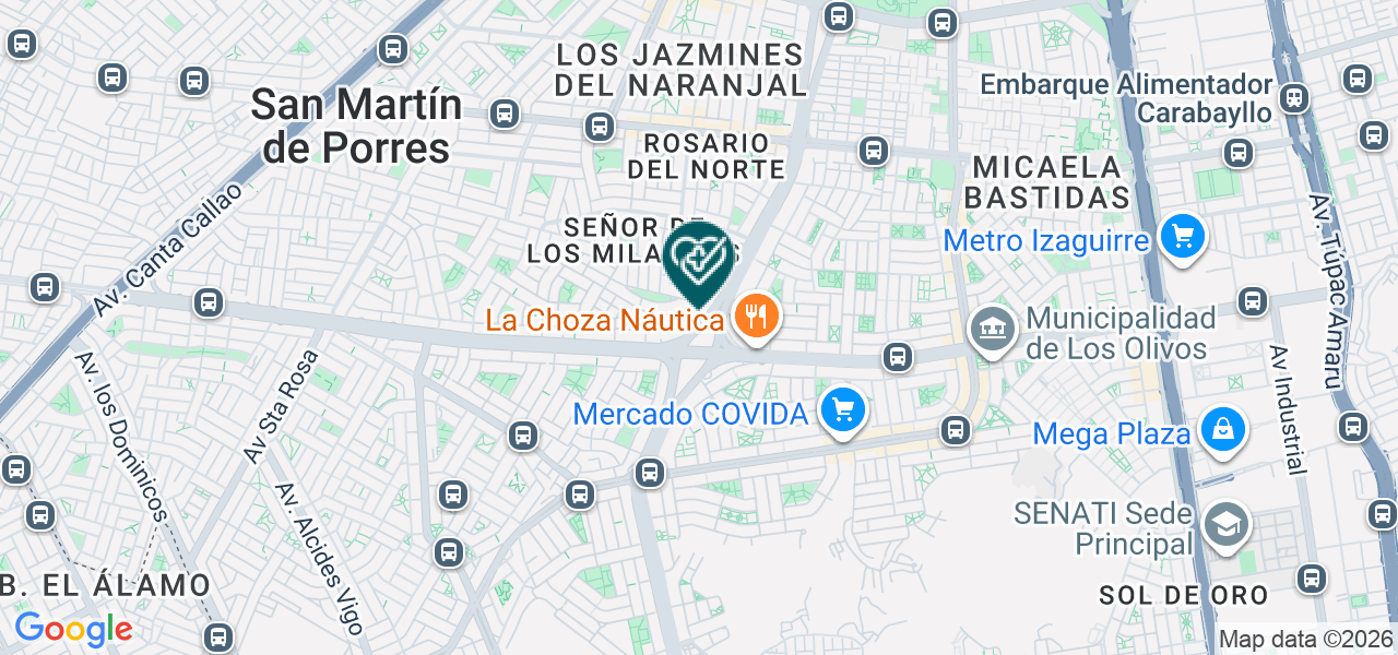 Mapa de Brevete & Salud At S.A.C.