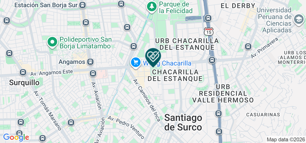 Mapa de Consultorio Médico de Cirugía Estética Dr. Alberto Silva Elizalde
