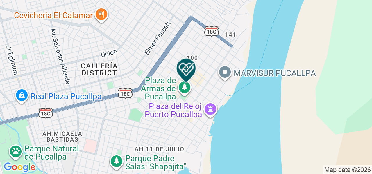 Mapa de Clínica Odontologica Dento Salud E.I.R.L.
