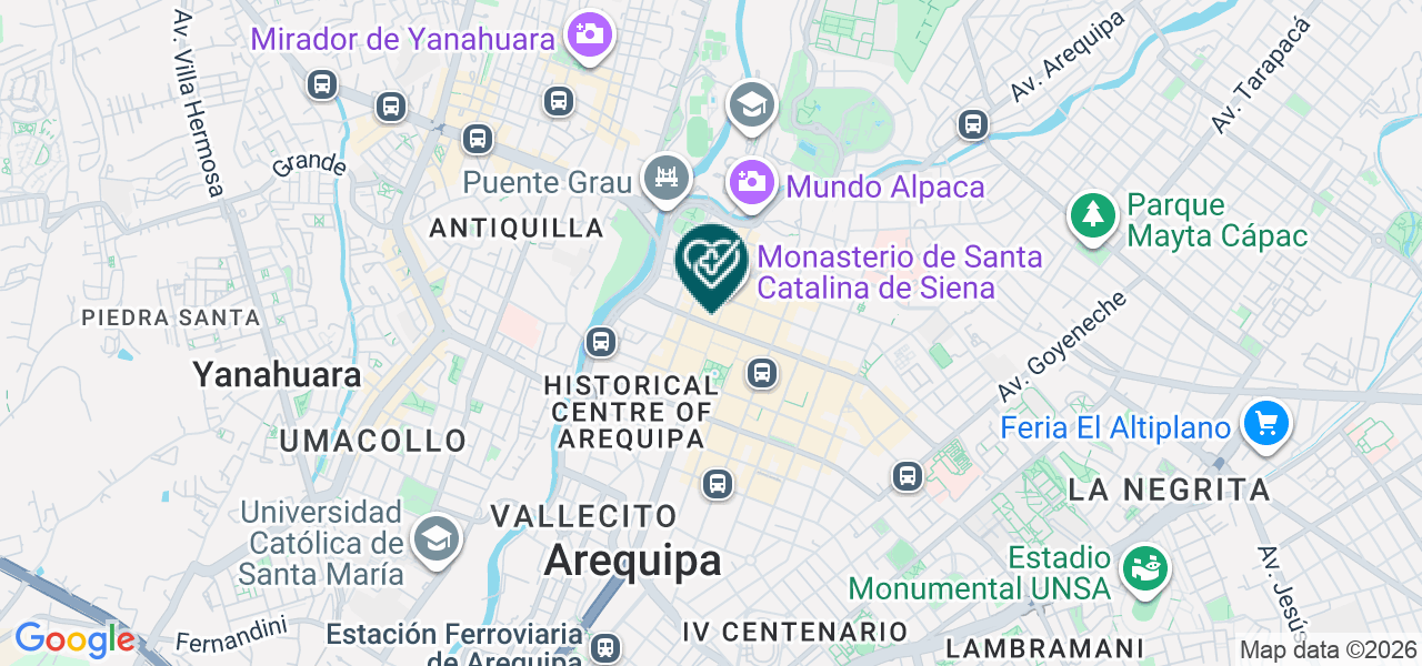 Mapa de Perudent Health & Travel SAC
