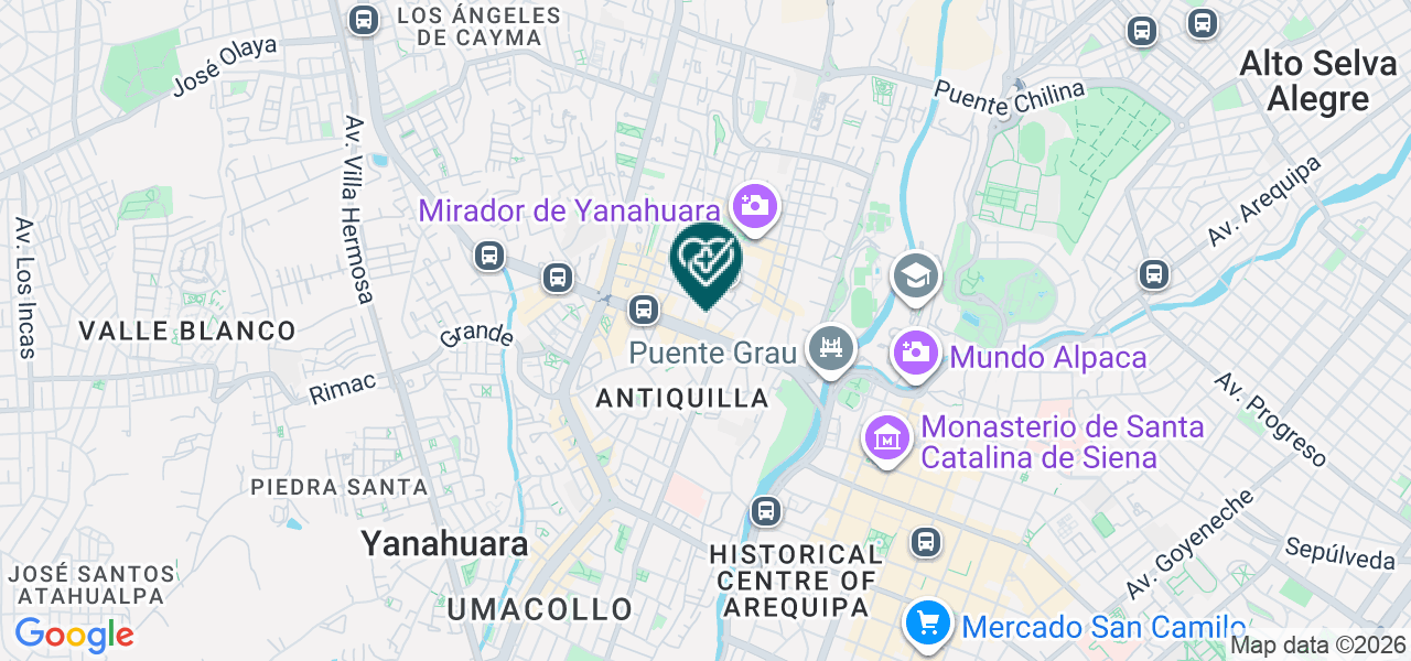 Mapa de Consultorio Odontologico Aguilar Ortodoncia
