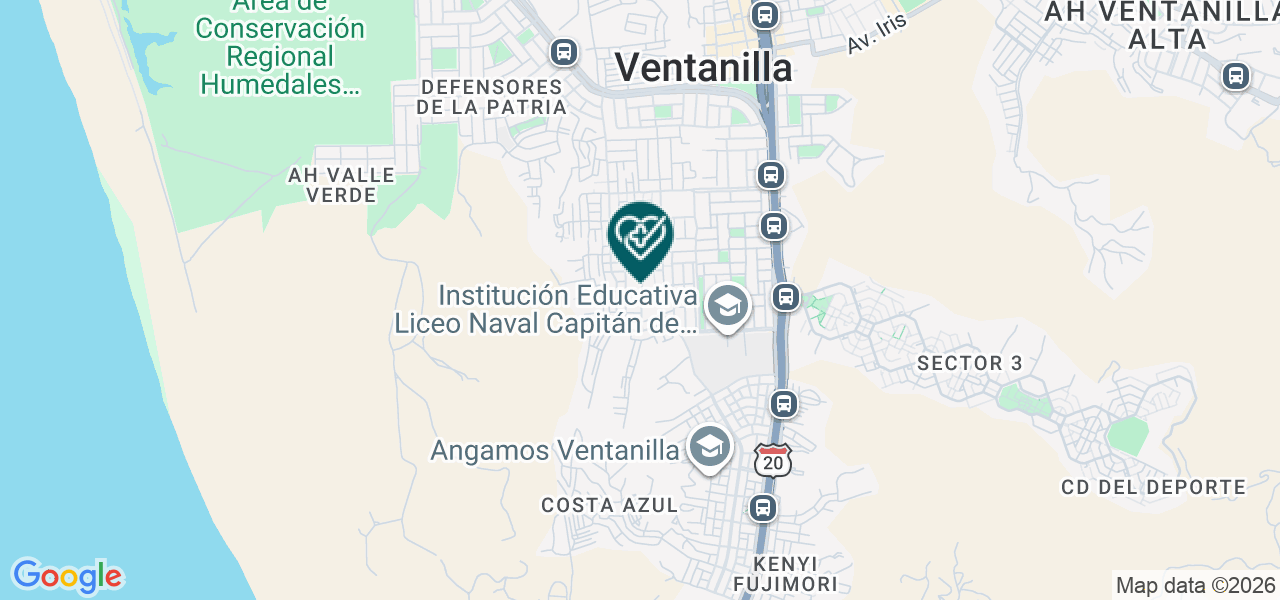 Mapa de Centro Odontologico Kharisma