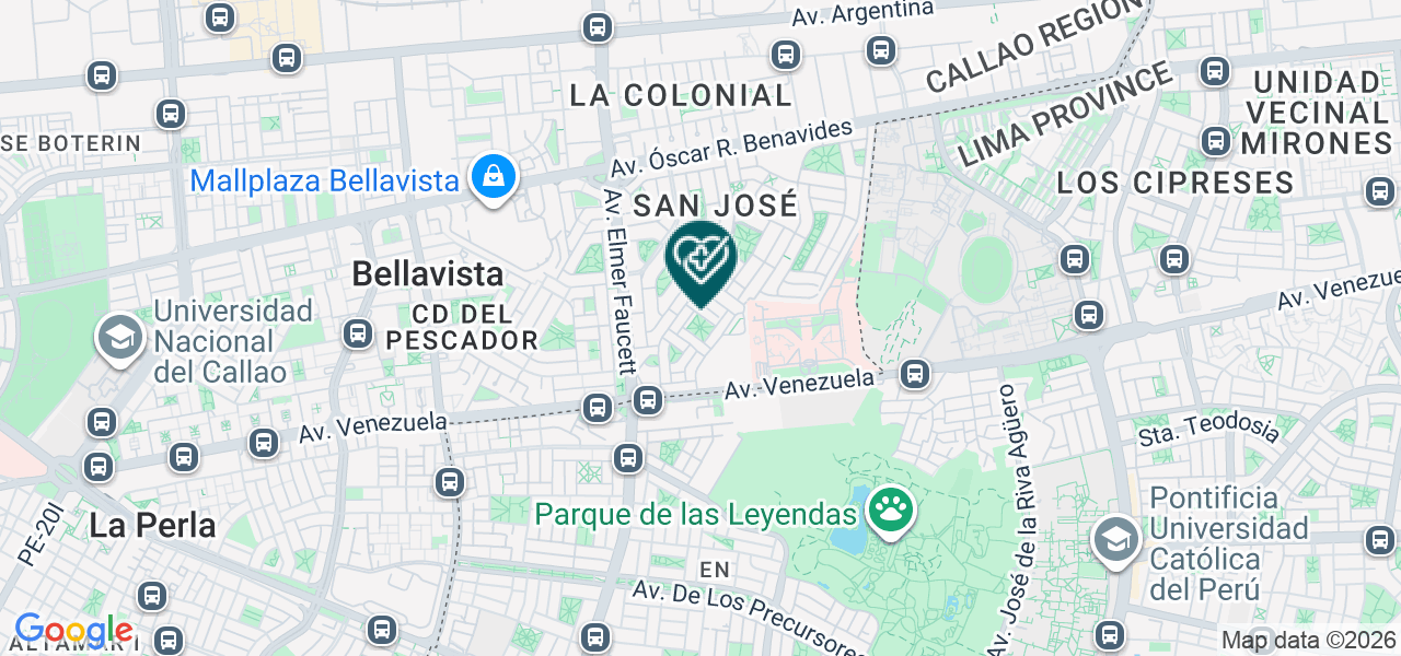 Mapa de Consultorio Odontologico Santa Clara de Asis