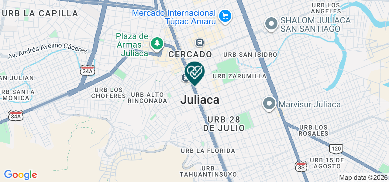 Mapa de Centro Medico Maria de los Angeles EIRL.