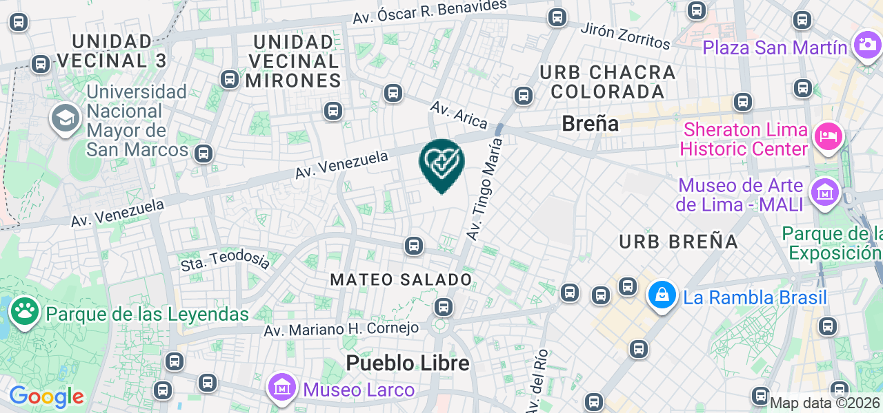Mapa de Consultorio Dental