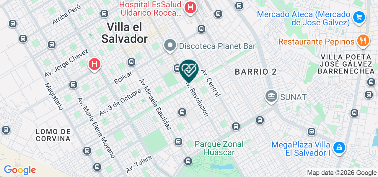 Mapa de Centro Visual F&n