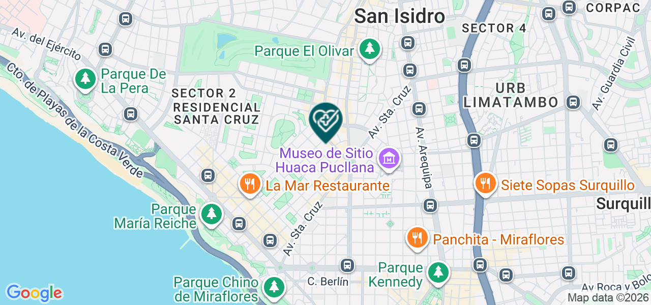 Mapa de Jorge Agustin Victor Gongora Chirinos