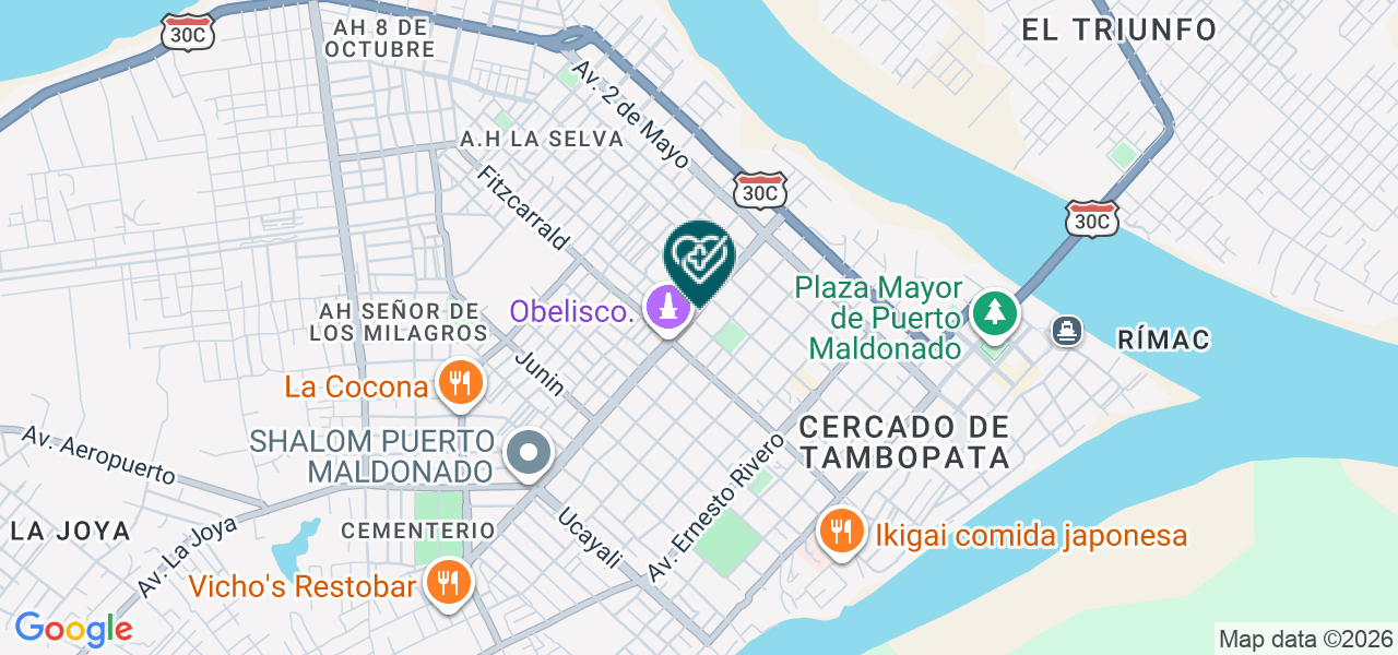 Mapa de Centro Medico Cayetano