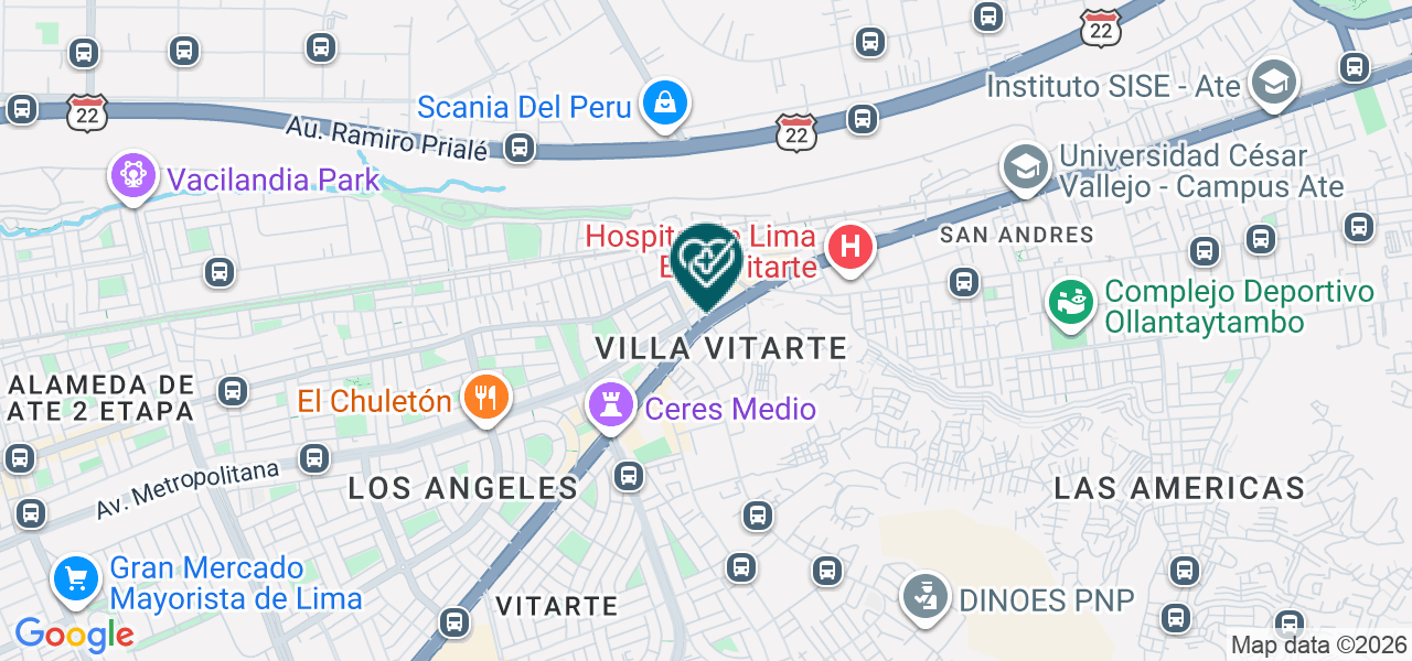 Mapa de Consorcio Medico Silvia