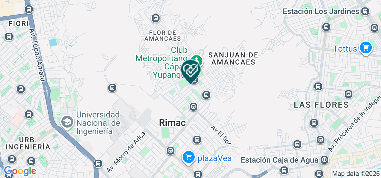 Mapa de Organizacion de Salud Intercontinental