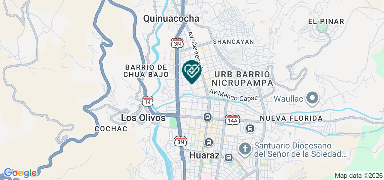 Mapa de Centro Medico Especializado Romero