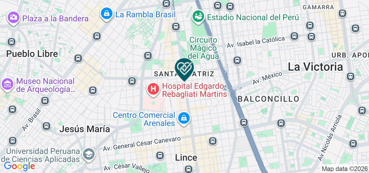 Mapa de Oftalmomedic