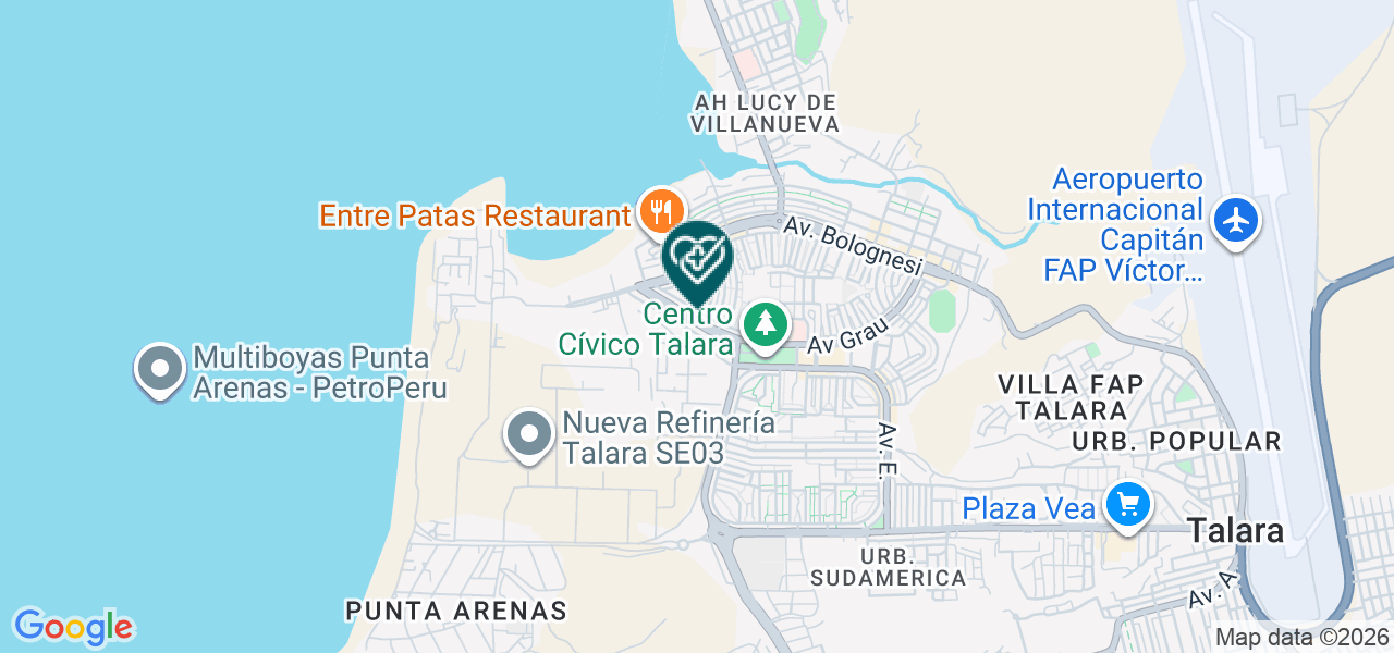 Mapa de Administradora Clinica Tresa