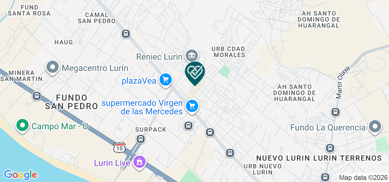 Mapa de Virgen del Rosario